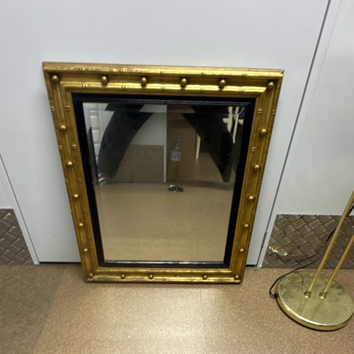 Rectangle gold frame - rectangle, wall