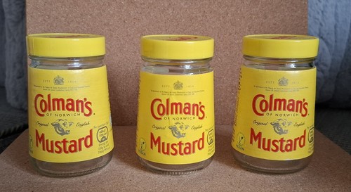 Colman mustard jars 3 - jars, x