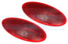 2x Hella Oval Red Rear
