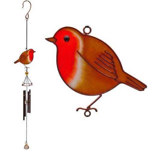 Robin windchime garden - robin,