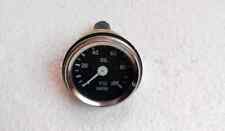 Smith Black Oil Pressure Gauge 0-100 psi Chrome Bezel