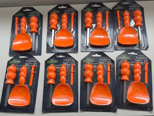 Halloween pumpkin carving - , set