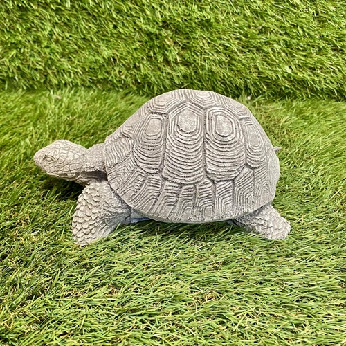 Concrete tortoise ornament - concrete,