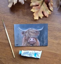Original Highland Cow Oil