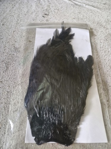 Black cock cape fly - cock, tying