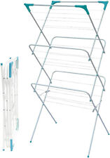 3 Tier Clothes Airer, 3 Tier Foldable Clothes Drying Rack Indoor Airer 15m