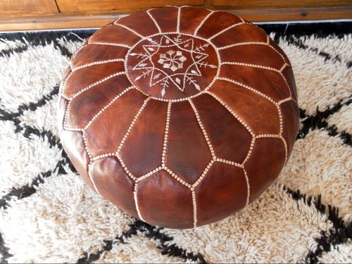 Moroccan oak hand stitched - oak,