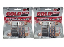2x Front Brake Pads RACE only for Suzuki GSXR 1000 K9-L0-L1 09-11