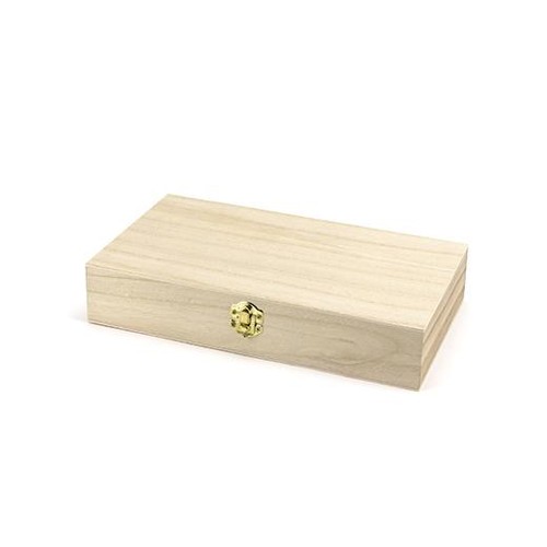 Bare wood storage box 27cm - storage, x