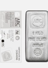 1KG ABC CAST BAR FINE 999.5