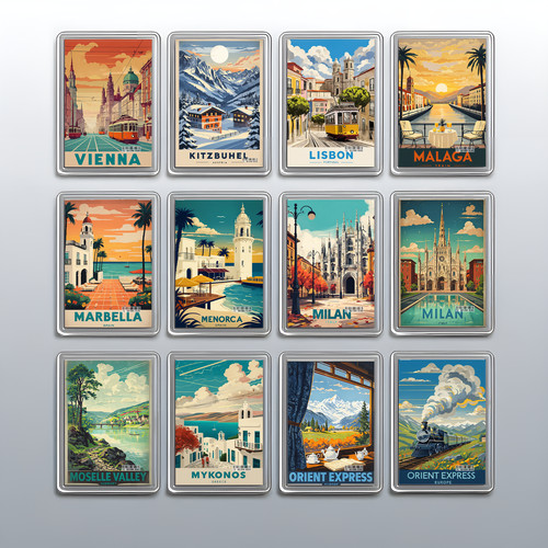 Acrylic travel city holiday - travel,