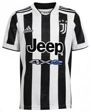 JUVENTUS Boys White & Black 2021/22 Adidas Home Football Shirt 3-4 Years BNWT