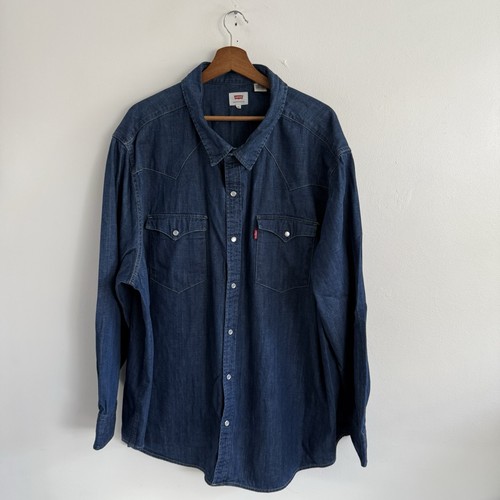 Levis denim shirt - denim, mens