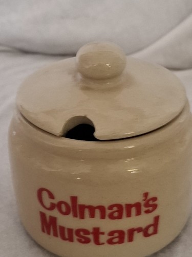 Colmans mustard pot - pot,