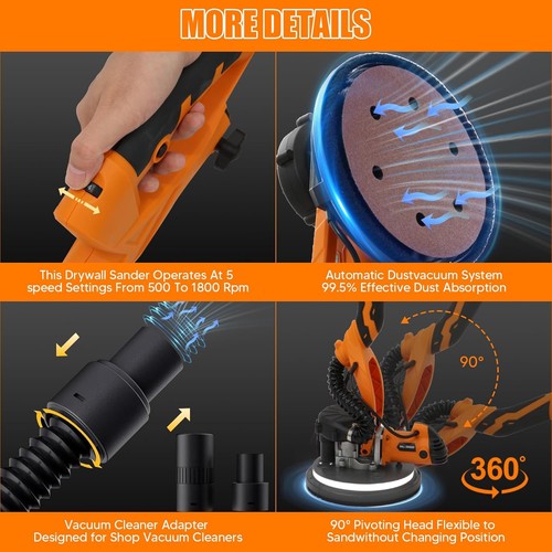 Drywall sander vacuum dust - vacuum,