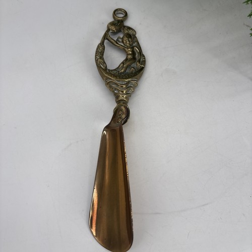 Vintage brass shoe - vintage, uk