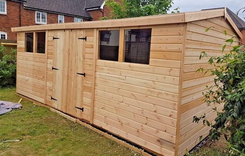 Wooden garden shed shiplap - shed, t&g