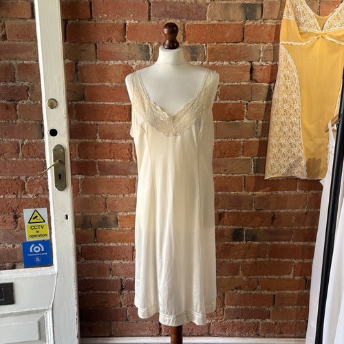Vintage slip dress - vintage, petticoat