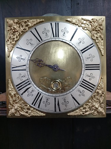 Brass dial longcase - 10",