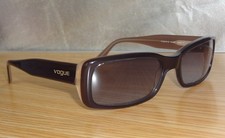 Vogue VO2214-S 51-17 W932/17 Brown/Pearl, Blue gradt.lens SMALL-New/NOS+Case Vtg