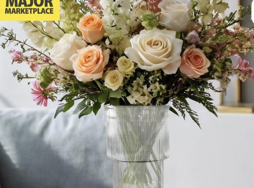 Glass vase for flowers large - flowers,,