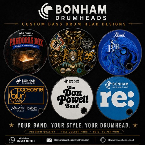 Custom bass drum - custom, head