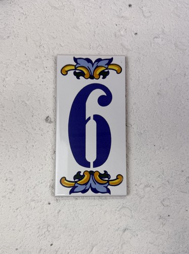 Vintage spanish ceramic - spanish, number
