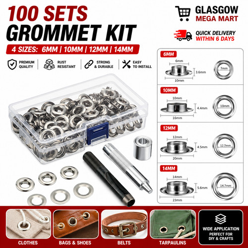 100set eyelet punch die - punch, tool