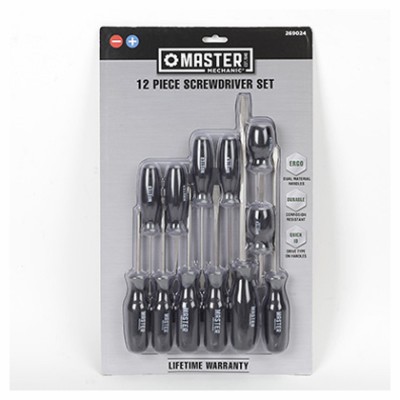 12pc screwdriver set - mm,