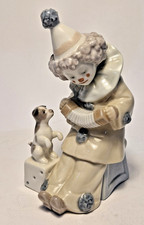 Lladro clown Accordion & dog