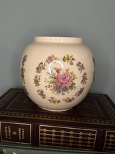 Floral Pattern Ginger Jar Vase