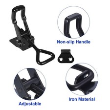 2/4Pack Heavy Duty Toggle Clamp Latch 100KG/220lbs Adjustable Catches Pull Latch