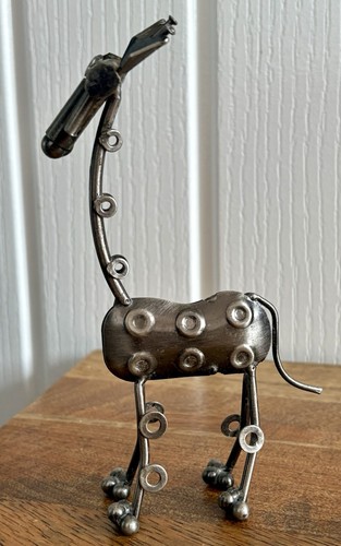 Hand made recycled scrap metal - hand,