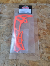 Mikado Fin Set Neon Red - LOGO