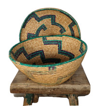 Tutsi Zig Zag Basket Vintage