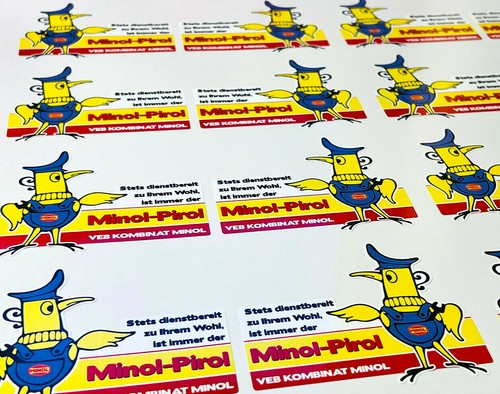 Minol pirol gdr advertising - minol,