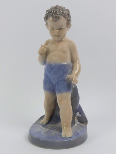 Royal copenhagen bathing boy - royal,