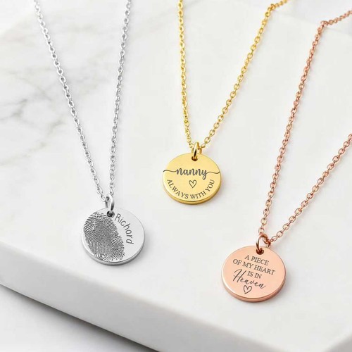 Custom memorial necklace - custom,