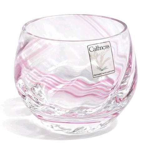 Caithness pink swirl crystal - caithness,