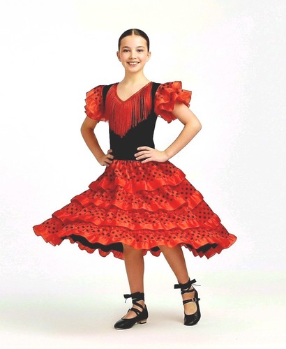 Spanish flamenco dance dress - spanish,