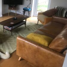 Maisons du monde leather sofa