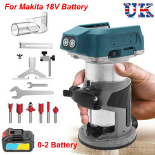 Cordless Brushless Electric Hand Trimmer Router Laminate For Makita 18V Battery