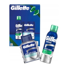 Gillette Men's Gift Set (Soothing Shaving Foam 200ml + Aftershave Splash 100ml)