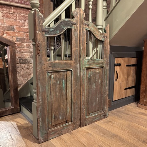 Pair vintage wooden - pair, gates