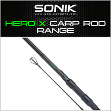 SONIK HERO-X CARP ROD RANGE - ALL MODELS | NEW - CARP FISHING