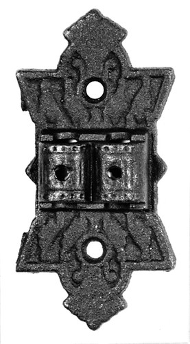 Double bracket lamp hinge - double,