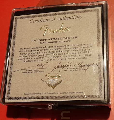 Fender custom shop - shop, wound