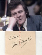 Trevor Bannister vintage signed page Are You Being Served?