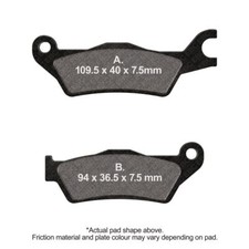 EBC Motorcycle Brake Pads DMX