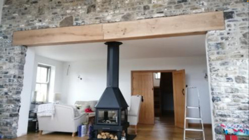 Bespoke size oak beam - bespoke, rsj